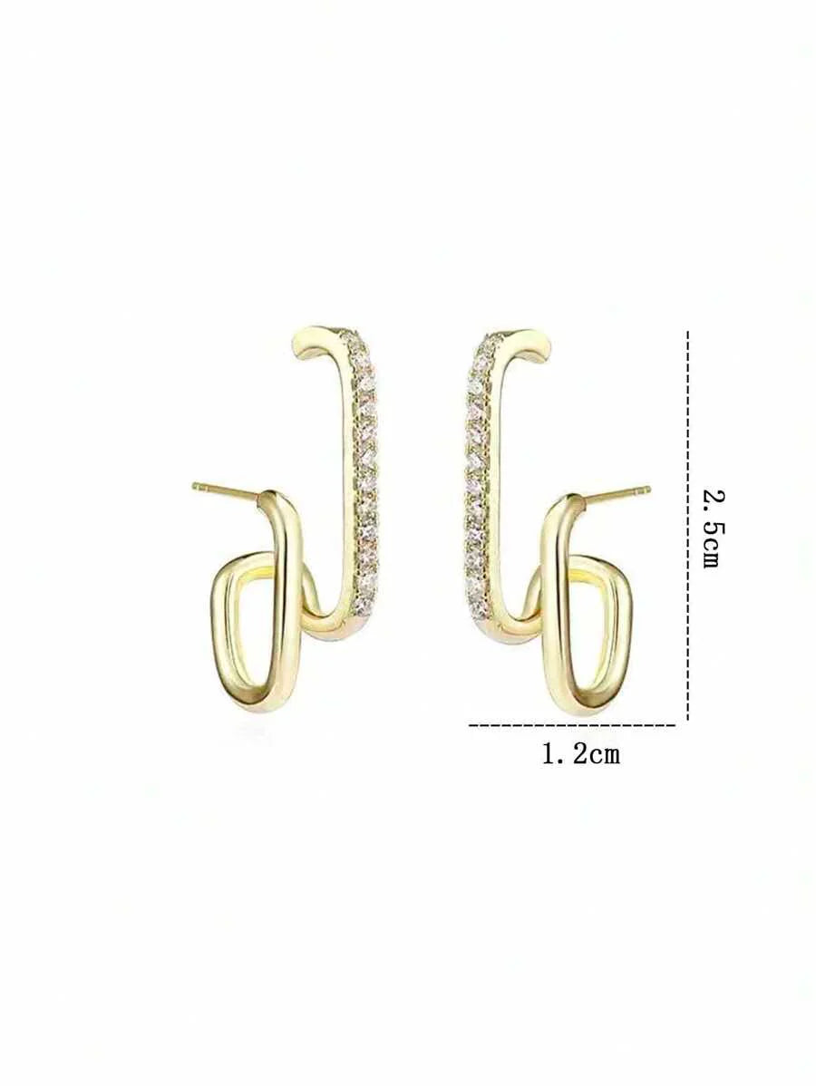 Brincos Femininos Assimétricos – Estilo Moderno e Delicado